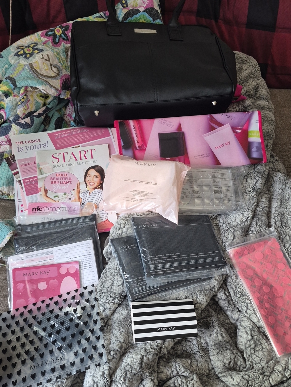 Mary Kay Black Tote Marketing Kits